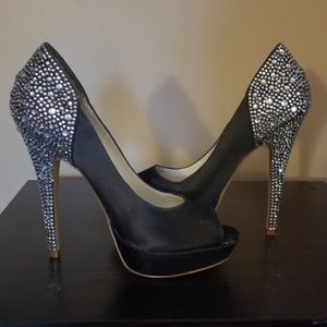 Pink by paradox London Swarovski crystal heels